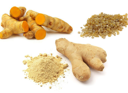 Curcuma, boswellia e zenzero