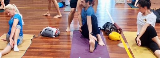Compleanno e Yoga per il M° Bruno Baleotti